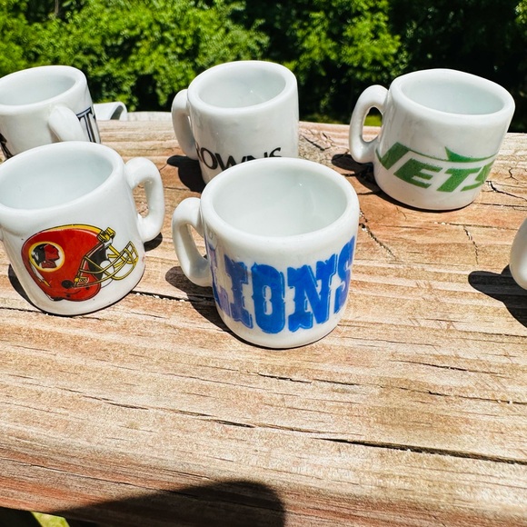 NFL Team Logo Thimble Mini Mug Set (16 teams) vintage - Picture 13 of 14